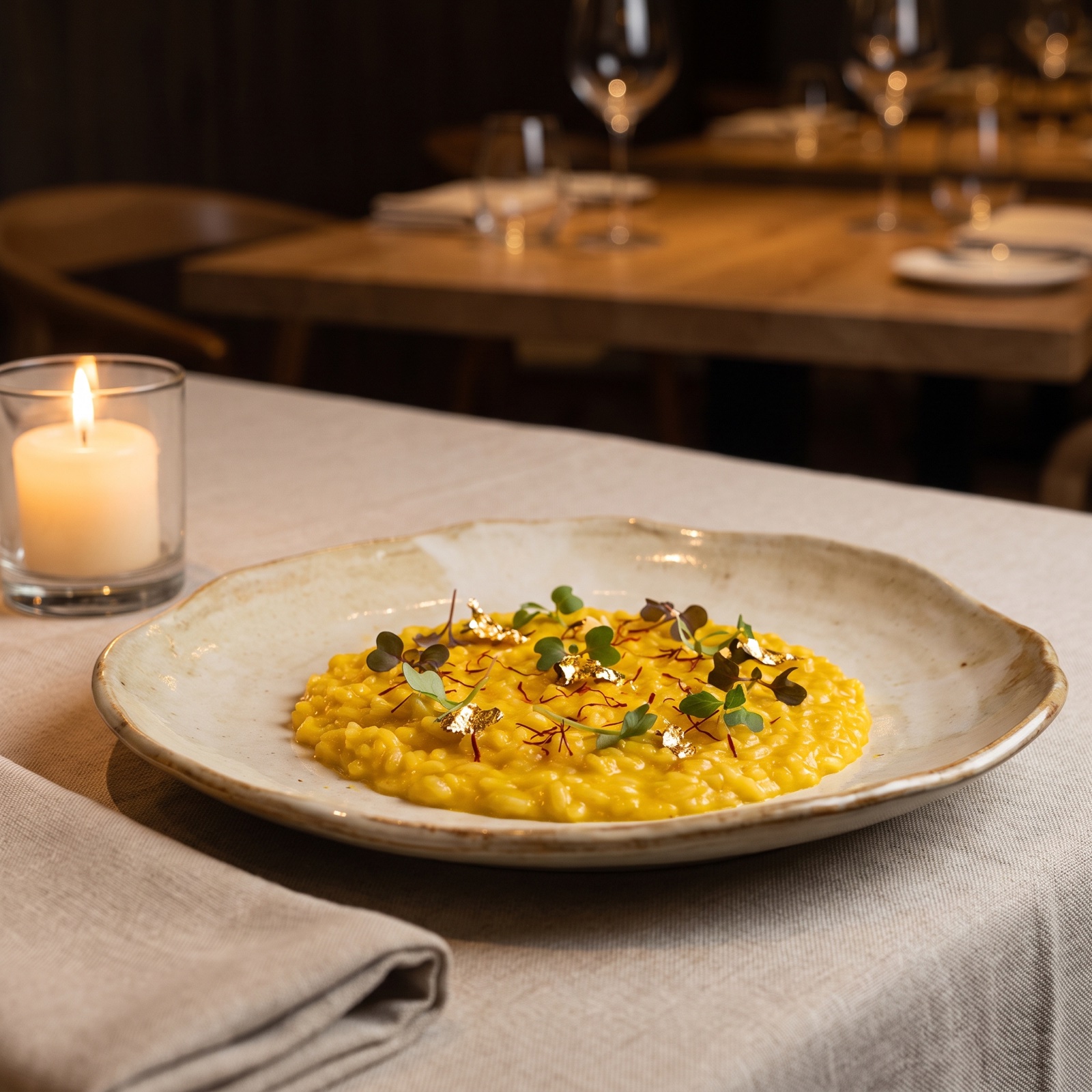 Saffron risotto